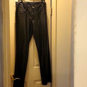 Banana Republic leather pants
